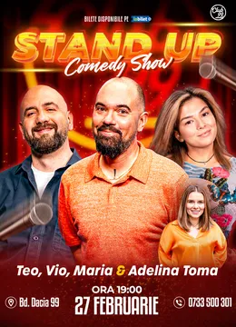 Stand-up Comedy cu Teo, Vio, Maria Popovici - Adelina Toma la Club 99