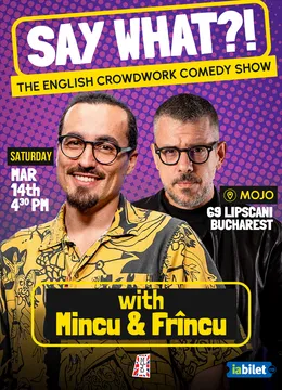 The English Comedy Crowdwork Show with Mincu & Frincu