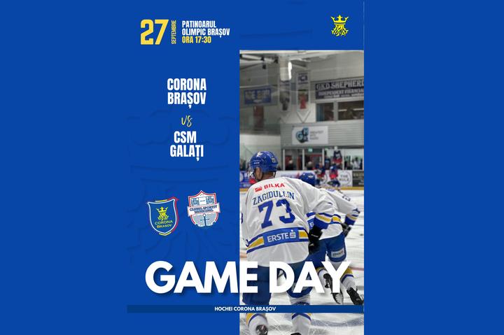 Brașov: Hochei CSM Corona Brașov - CSM Galați