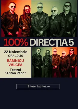 Ramnicu Valcea: Concert Direcția 5 - „100% Direcția 5”