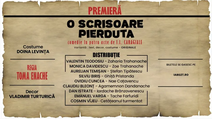 Craiova: O Scrisoare Pierduta
