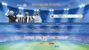 Cluj-Napoca: Meci de fotbal caritabil - Legendele FC Universitatea Cluj vs. Rotary District 2241