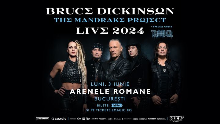BRUCE DICKINSON The Mandrake Project - Special guest Trooper
