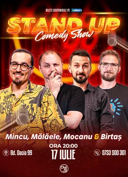 Stand-up Comedy cu Mincu, Mălăele, Mocanu & Birtaș la Club 99