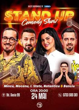 Stand-up cu Mincu, Mocanu, Ioana State, Natanticu, Banciu la Club 99