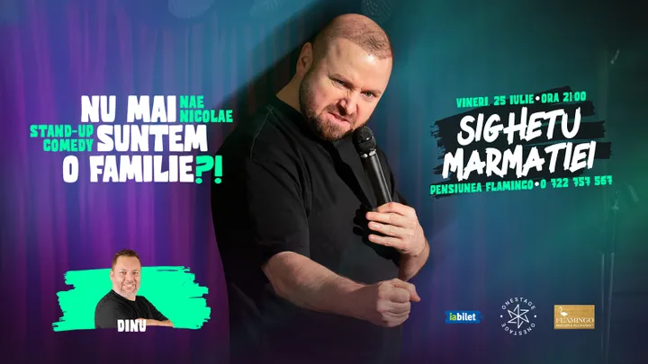 Sighetu Marmatiei: „Nu mai suntem o FAMILIE?!” Show nostalgic de stand-up cu Nae Nicolae