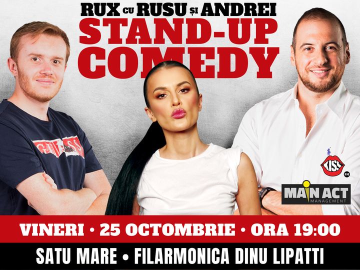 Satu Mare: Stand-up Comedy RUX cu Rusu si Andrei