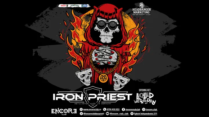 Concert Iron Priest x opening band (TBA) in Encore Club