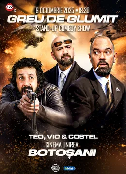Botoşani: Greu de glumit cu Teo, Vio și Costel | Stand Up Comedy Show