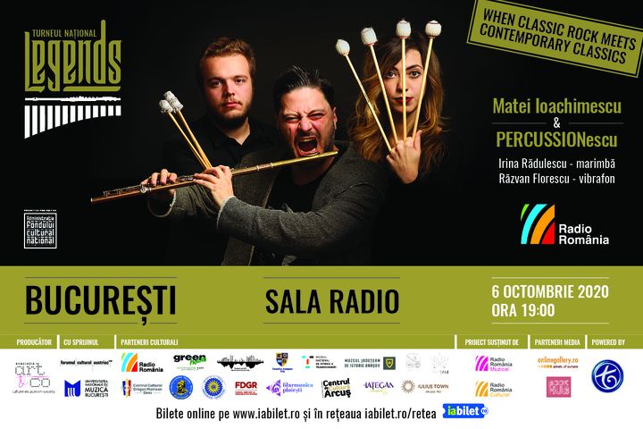 Sala Radio: Matei Ioachimescu & PERCUSSIONescu – Turneul LEGENDS