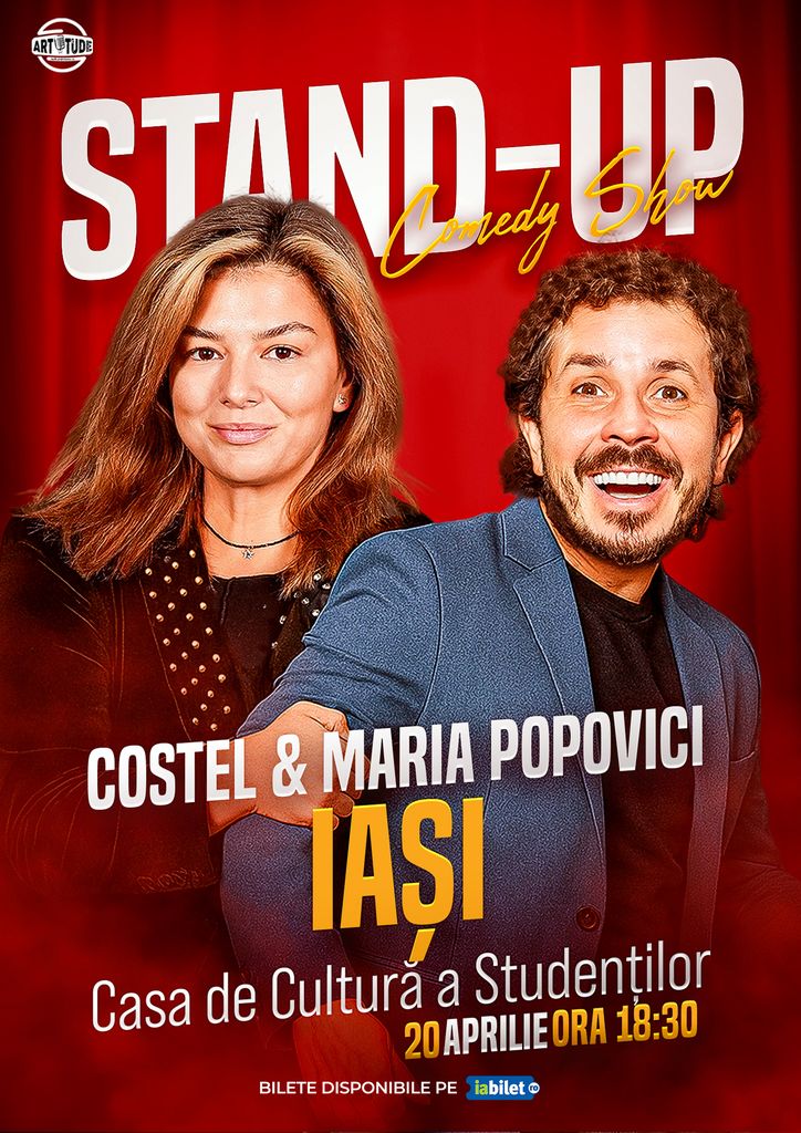 Iasi: Costel și Maria Popovici - Stand Up Comedy Show