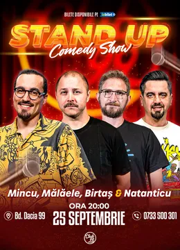 Stand-up Comedy cu Mincu, Mălăele, Birtaș & Natanticu la Club 99