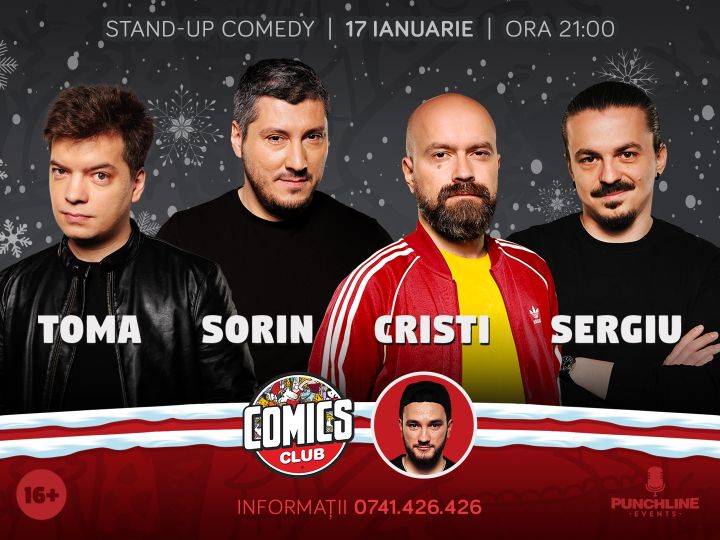 Stand-up cu Cristi, Toma, Sergiu si Sorin la ComicsClub