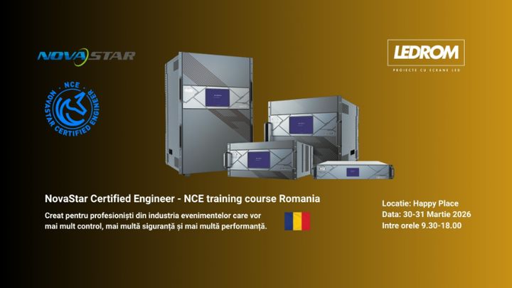 Domnesti: NovaStar Certified Engineer - NCE Romania 2026