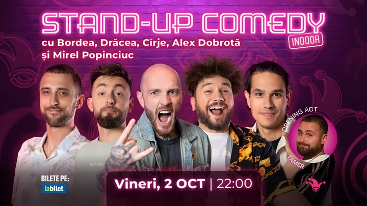 The Fool: Stand-up comedy cu Bordea, Drăcea, Cîrje, Alex Dobrotă și Mirel Popinciuc