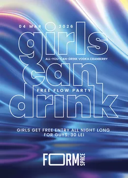 Girls Can Drink: Free Flow Party at FORM Space
