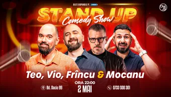 Stand-up Comedy cu Teo, Vio, Frîncu & Mocanu la Club 99