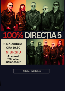 Giurgiu: Concert Direcția 5 - "100% Directia 5"