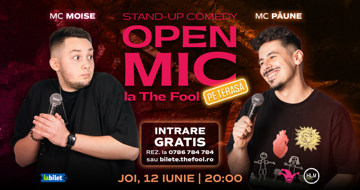 The Fool Open Mic la Terasă: MCs Moise & Păune