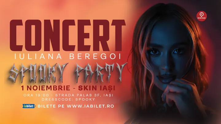 Iasi: Concert Iuliana Beregoi - Spooky Party