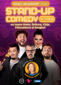 The Fool Terasa: Stand-up comedy cu Cîrje, Drăcea, Ioana State, Frînculescu și Serghei