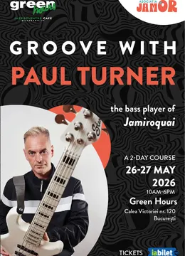 Groove with Paul Turner - the Bass Player of Jamiroquai - a 2 Day Course