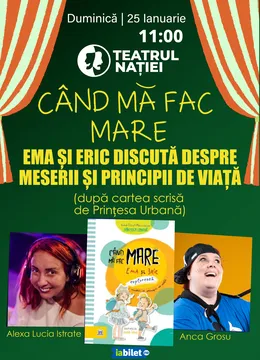 Ploiesti: Teatru pentru copii: Când mă fac mare