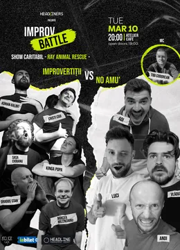 Cluj-Napoca: Improv Battle - Show Caritabil Improvertiții vs No, amu
