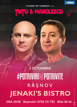 Rasnov: Stand-up Comedy - Dan Tutu si Cristi Manolescu