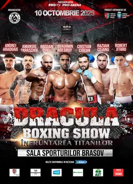 Brașov: Dracula Boxing Show 2025 @ Înfruntarea Titanilor