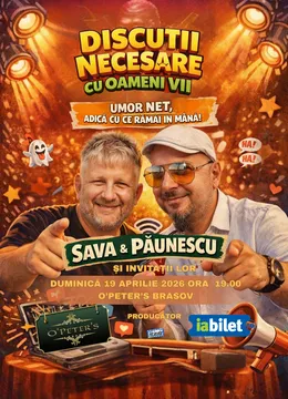 Brasov: Discutii necesare. Umor net. Adică exact cu ce rămâi în mână.