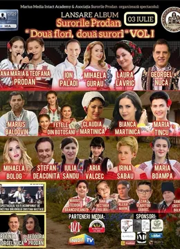 Iași: Surorile Prodan  - „Două voci, aceeași inimă” - Lansare CD