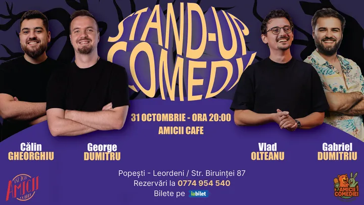 Stand-up Show cu George Dumitru, Gabriel Dumitriu, Vlad Olteanu și Călin Gheorghiu