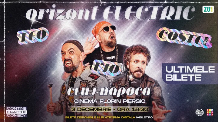 Cluj-Napoca: Teo, Vio și Costel - Orizont Electric | Stand Up Comedy Show 2 | ORA 21:00
