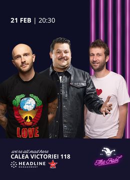 The Fool: Stand-up comedy cu Bordea, Bobonete si Radu Isac