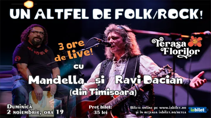 Un altfel de Folk/Rock cu Mandella si Ravi Dacian din Timisoara