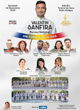 Bacău: Valentin Sanfira - "Din copilul de la țară"
