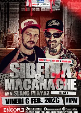 Siberia & Macanache aka Slang Playaz - DJ Set