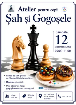 Șah și gogoși - Atelier pentru copii