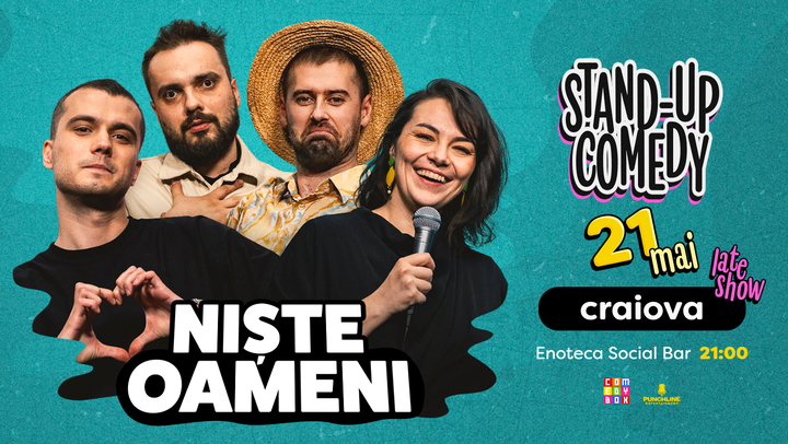 Craiova: Stand-up Comedy cu Mirică, Mitran și Virgil | Niște Oameni