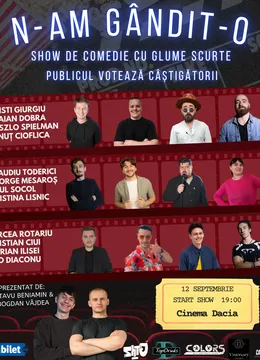 Cluj-Napoca: Stand-up Comedy Show | N-am gândit-o la Cinema!