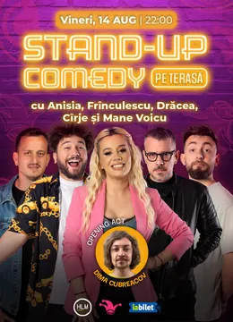 The Fool Terasa: Stand-up comedy cu Drăcea, Cîrje, Anisia, Mane Voicu și Frînculescu