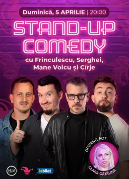 The Fool: Stand-up comedy cu Serghei, Frînculescu, Cîrje și Mane Voicu