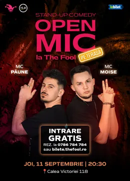 The Fool Open Mic: MCs Moise & Păune
