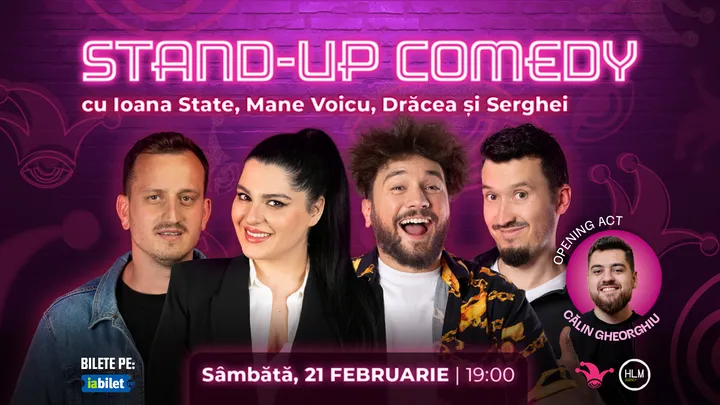 The Fool: Stand-up comedy cu Ioana State, Mane Voicu, Drăcea și Serghei