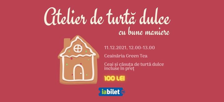 Atelier de decorat turta dulce, 6-17 ani