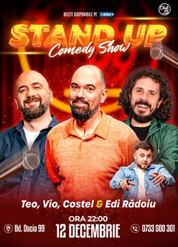 Stand-up Comedy cu Teo, Vio, Costel - Edi Rădoiu la Club 99