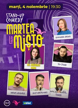 The Fool: Marțea la Mișto cu Georgiana Anghel, Teo Stoian, Darius Grigorie, Alex Vartolomei și Tamer Dobroiu