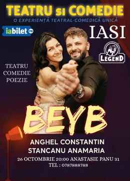 Iasi: Teatru si comedie - o experienta teatral-comedica unica