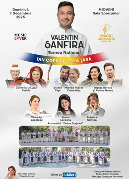 Mioveni: Valentin Sanfira - "Din copilul de la țară"